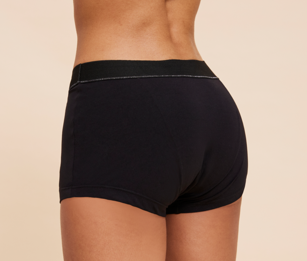 Sport Boxershorts Schwarz Metallic-Silber Po sisters republic