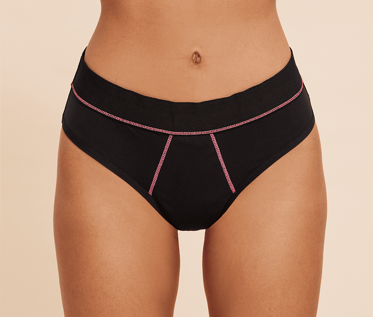 Sport Slip Schwarz Pink vorne sisters republic